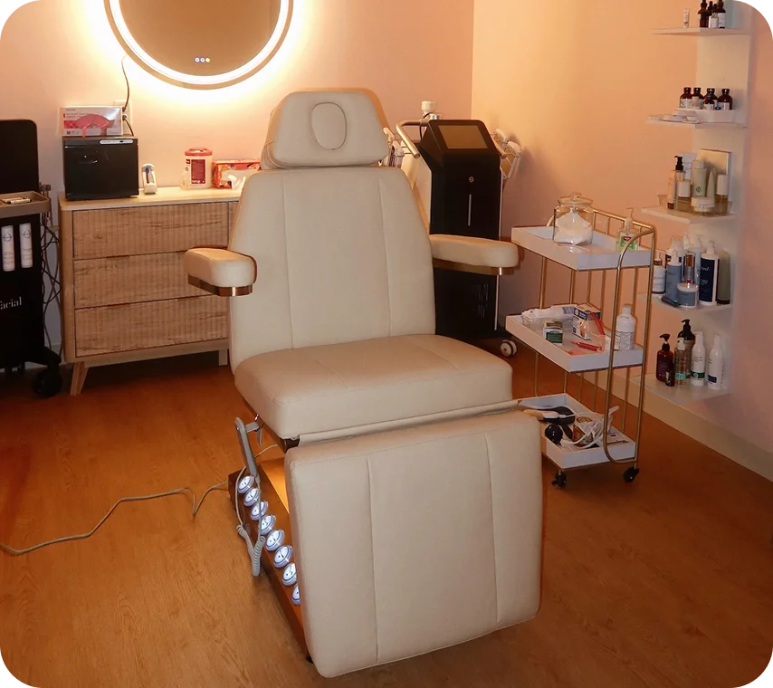 Gemini Glow’s treatment room